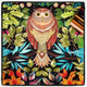 In one’s imagination, owls can be yellow and red.